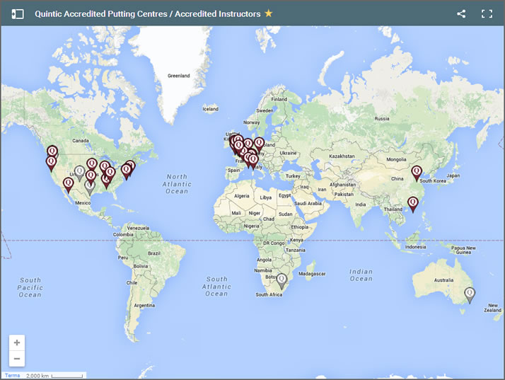 The Quintic Ball Roll ‘Find an Expert’ Map for Europe